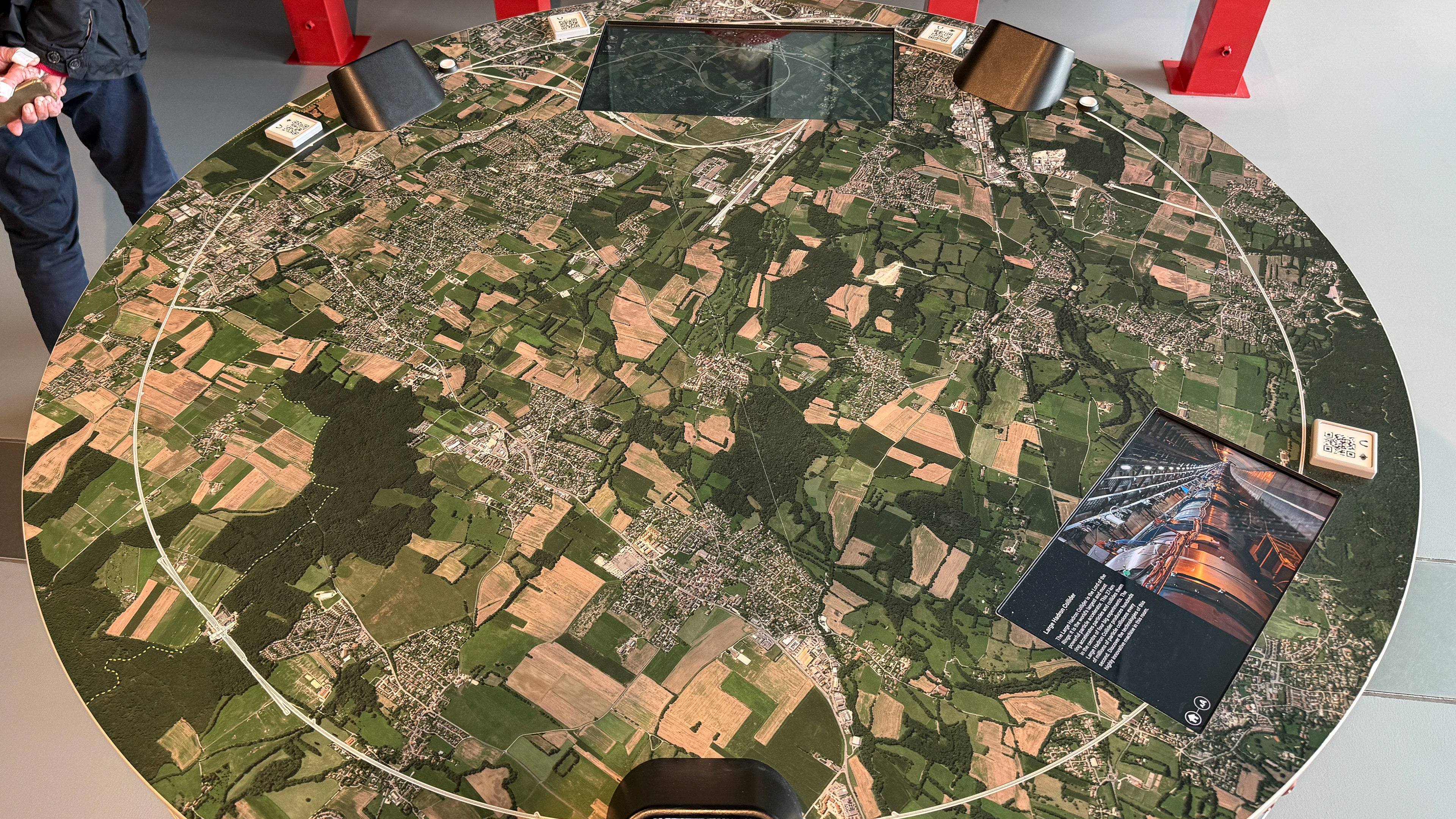 The Hadron collider is a giant ring, did you know that? 