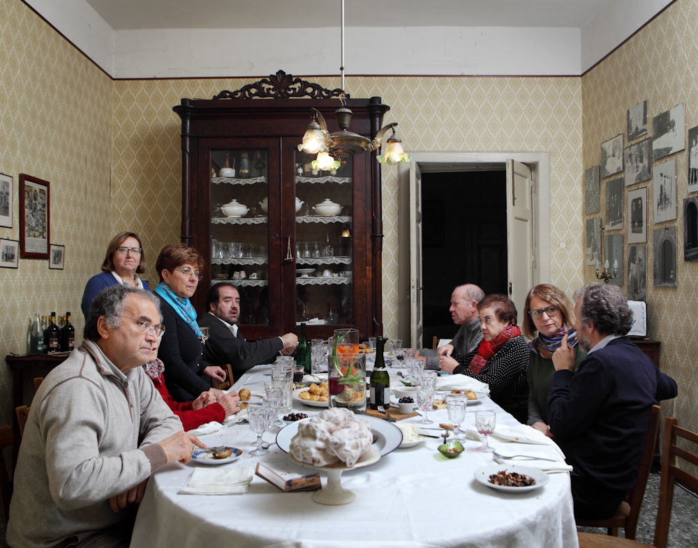 Sunday December 14, 2014 Ruoti (Potenza). Lunch in private house.
