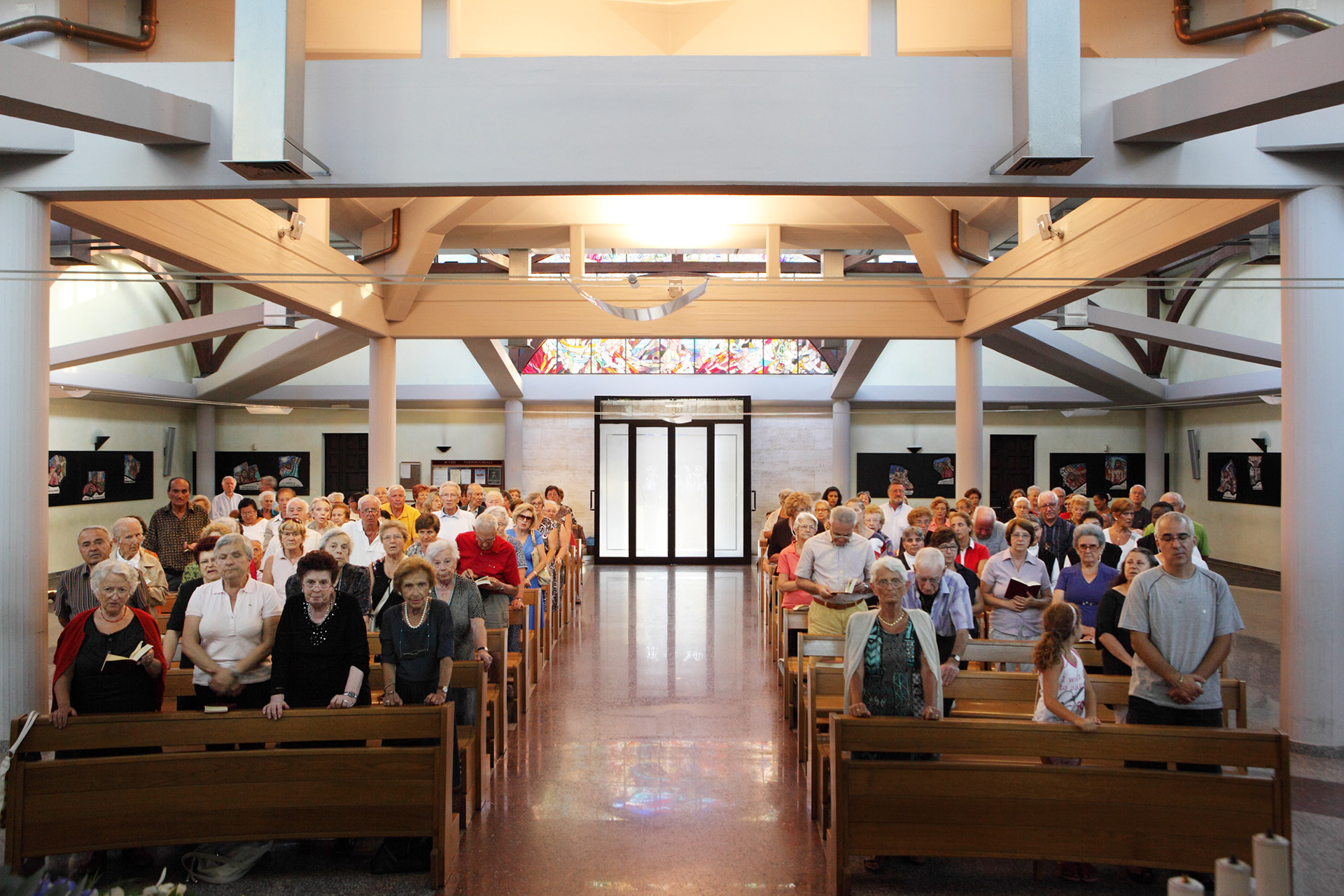 Cuore Immacolato di Maria's church, Silvi Marina, Tuesday 6:55 pm.