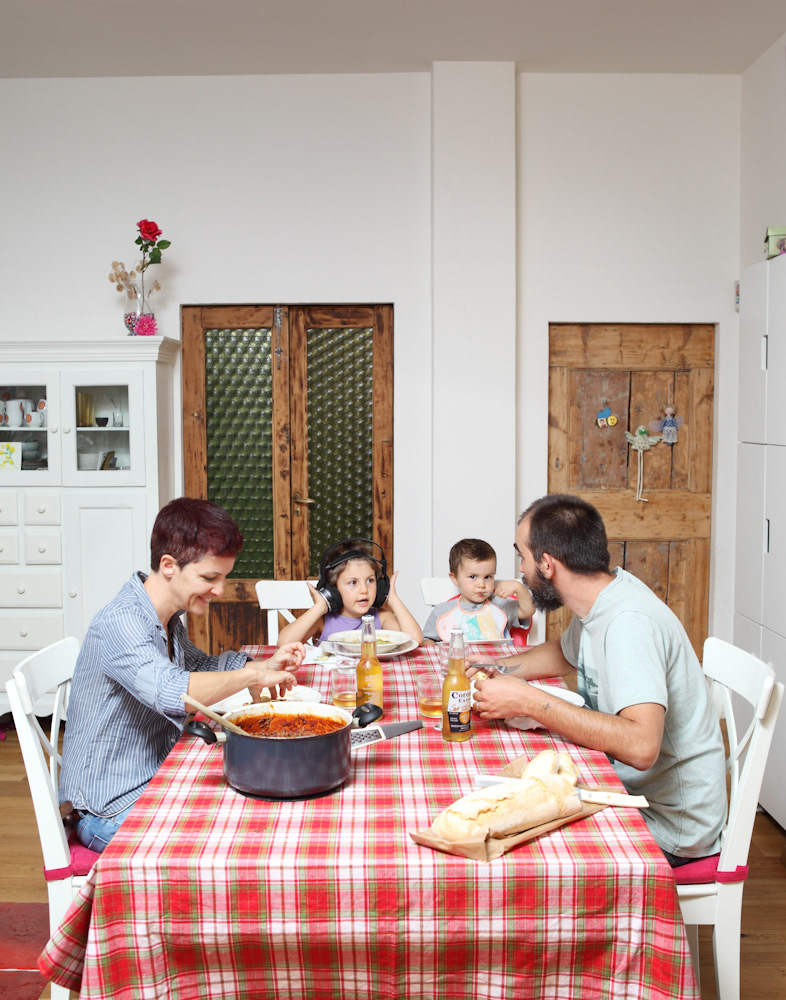 Sunday September 21, 2014 San Mauro (Firenze). Lunch in a private house.