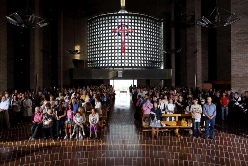 Amore Misericordioso's church, Collevalenza, Saturday, 17:37 pm.