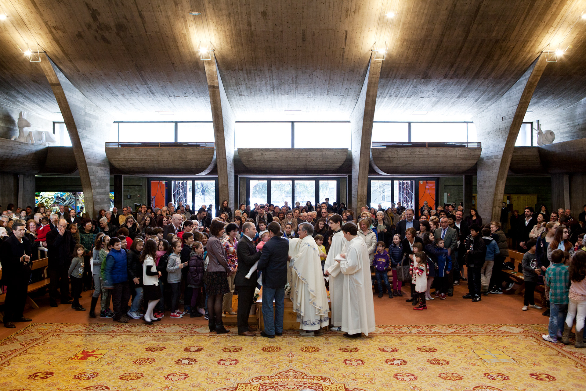 Corpus Domini's church, Firenze, Sunday 10:30 am.