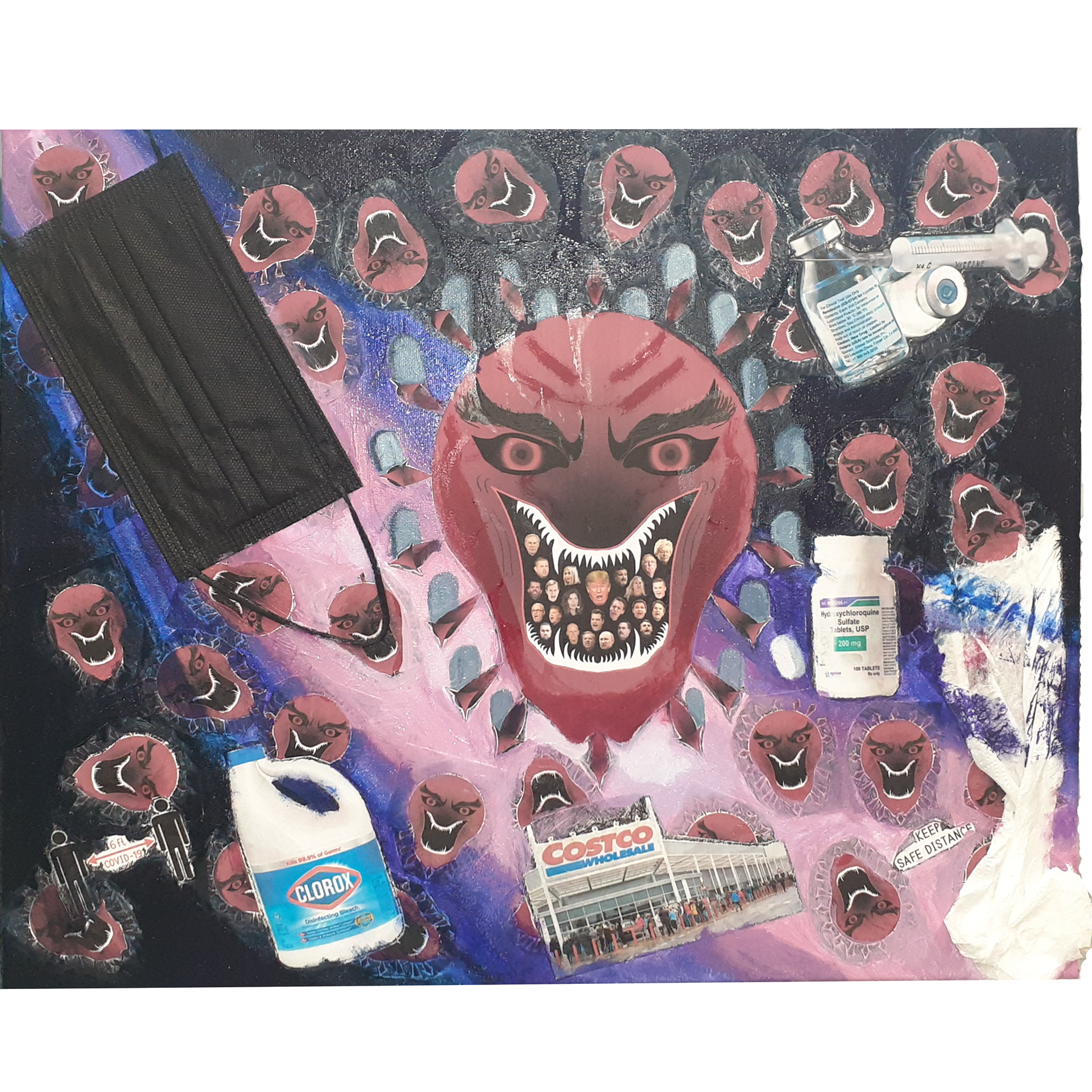 Corona Devours Trump and Deplorables (2021)