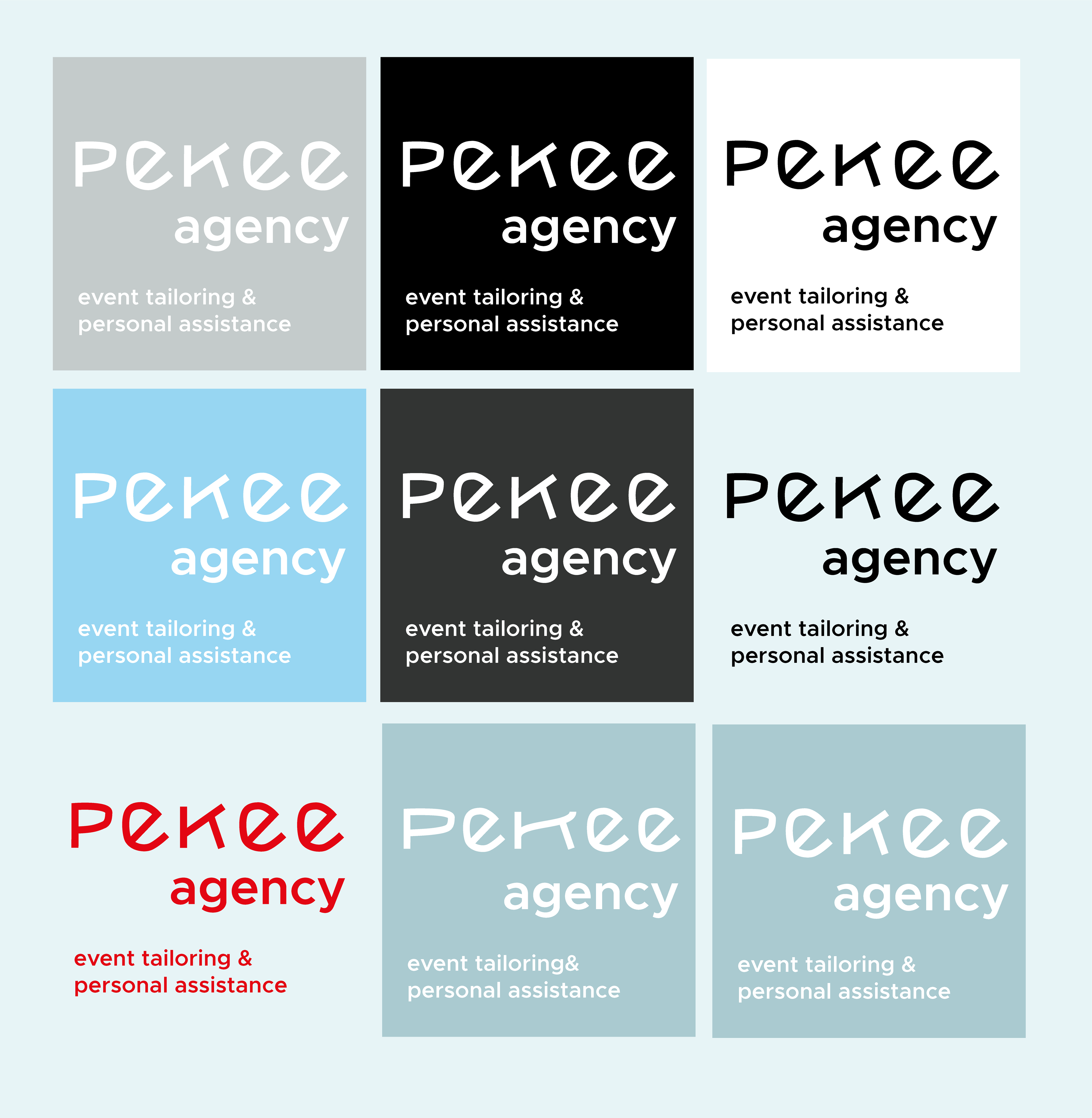 Logotipo para uma agência de eventos e assistência personalizada