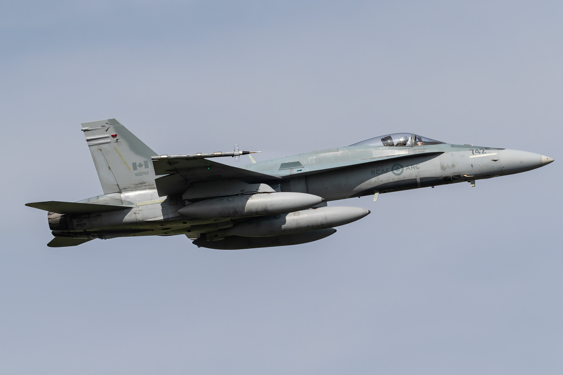 188742 CF-188A Hornet Royal Canadian Air Force 425 Sqn Prestwick EGPK PIK 742