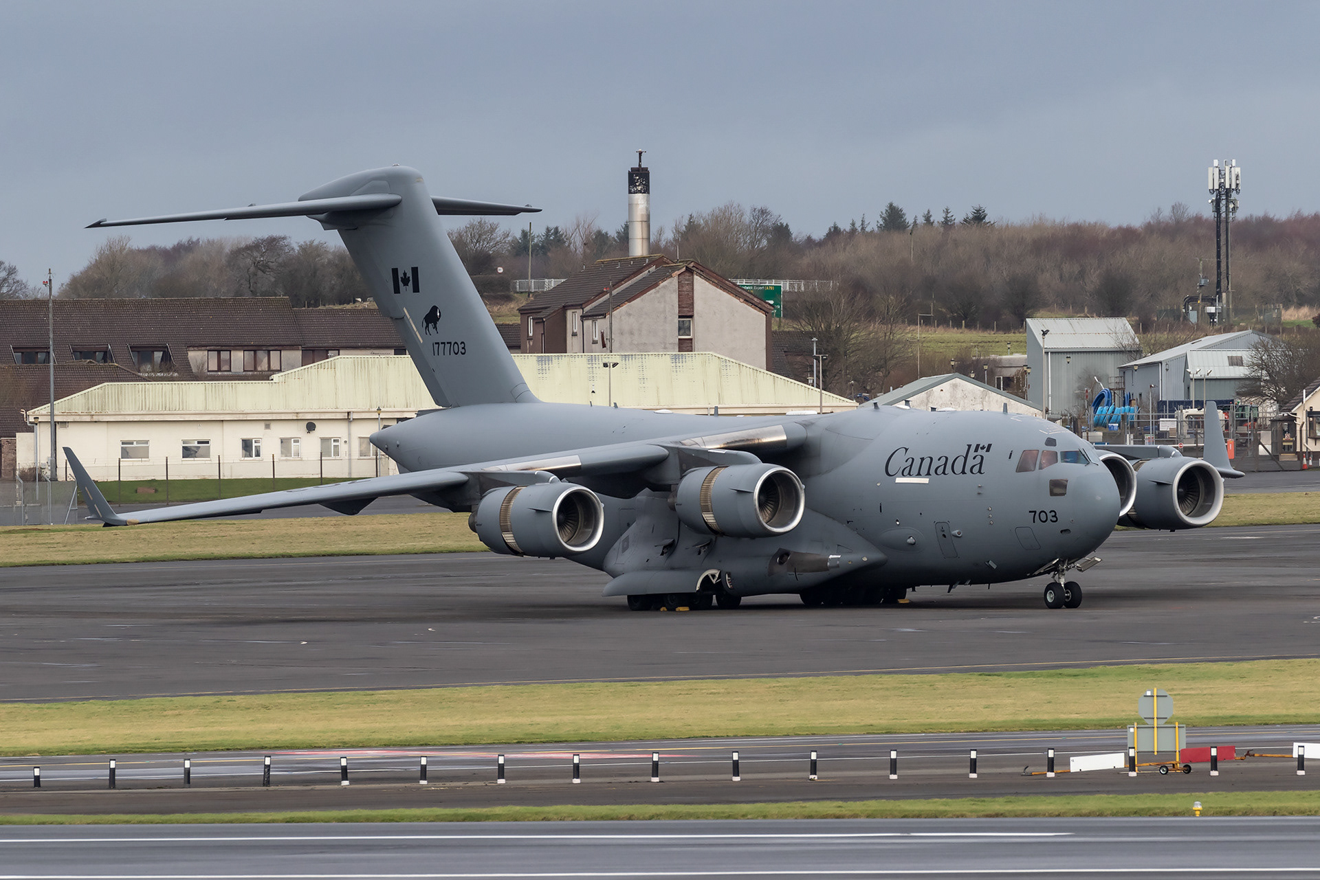177703 703 Boeing C17 C-17A Globemaster III RCAF Royal Canadian Air Force Prestwick EGPK PIK