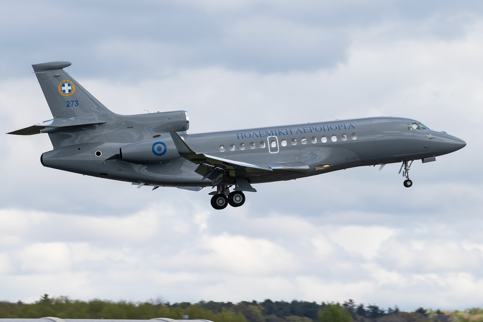 273 Dassault Falcon 7X Greek Hellenic Air Force Prestwick FA7X EGPK PIK