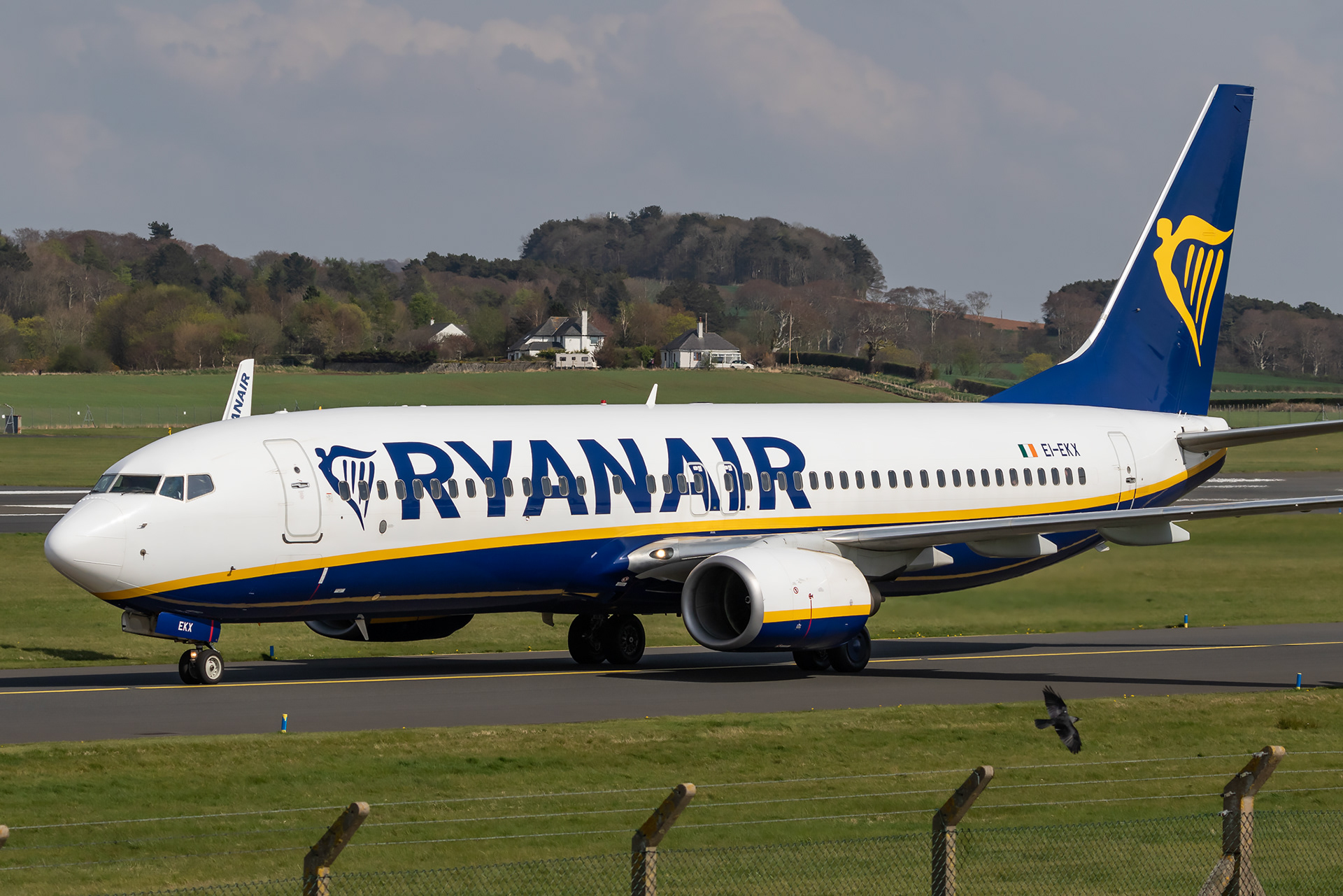 EI-EKX Boeing B737-8AS WL Ryanair Prestwick EGPK PIK B738 B737 RYR