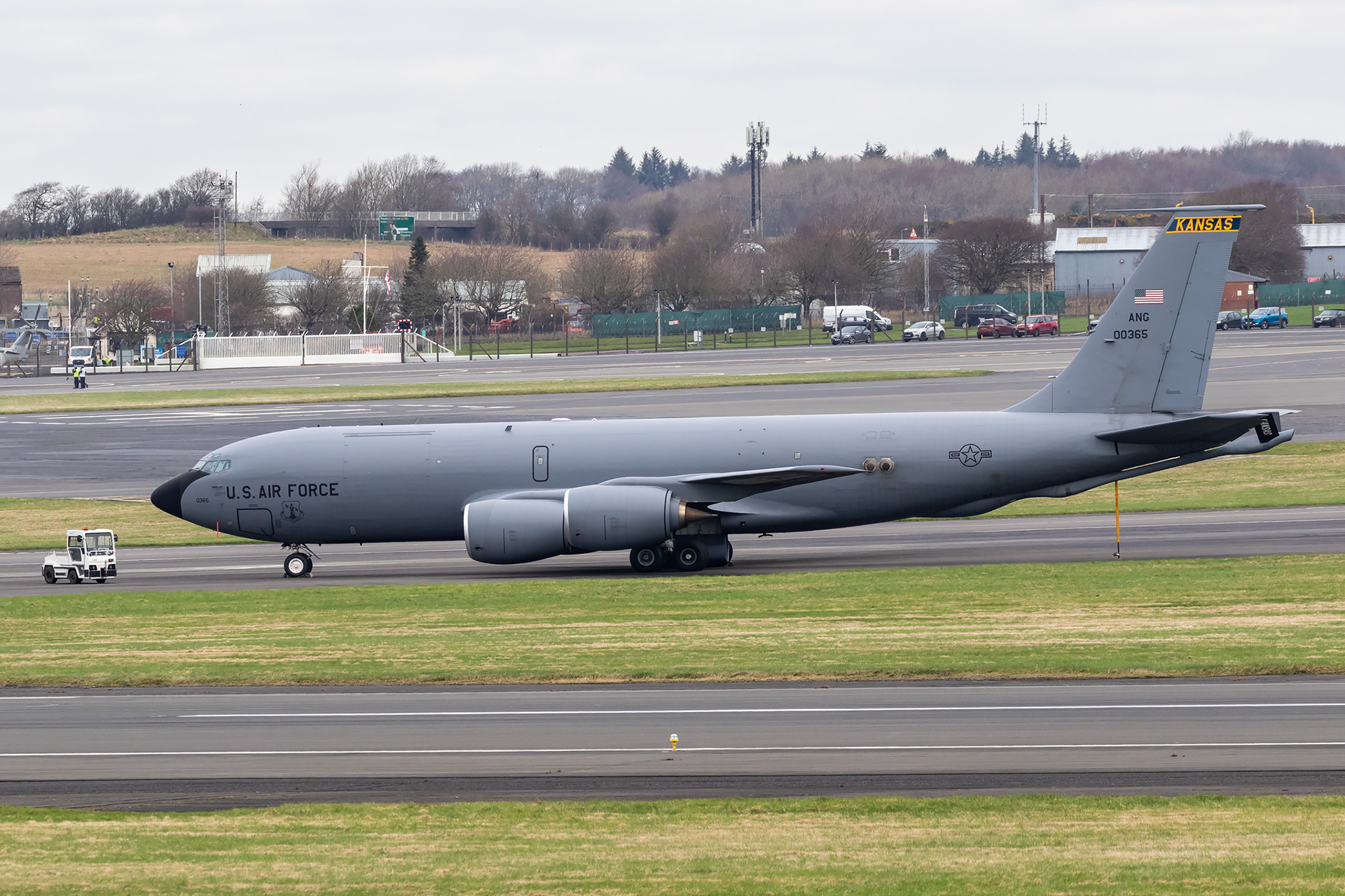 60-0365 Boeing KC-135R K35R USAF United States Air Force Prestwick EGPK PIK 190th AW 117th ARS Kansas Air National Guard