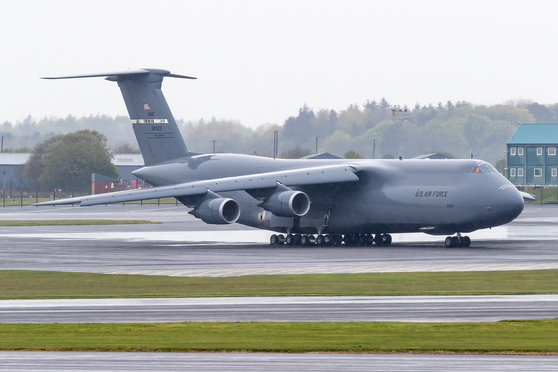 86-0023 Lockheed C-5M Super Galaxy USAF 60th AMW 349th AMW Travis Prestwick Mobility Wing Command AMC EGPK PIK United States Air Force