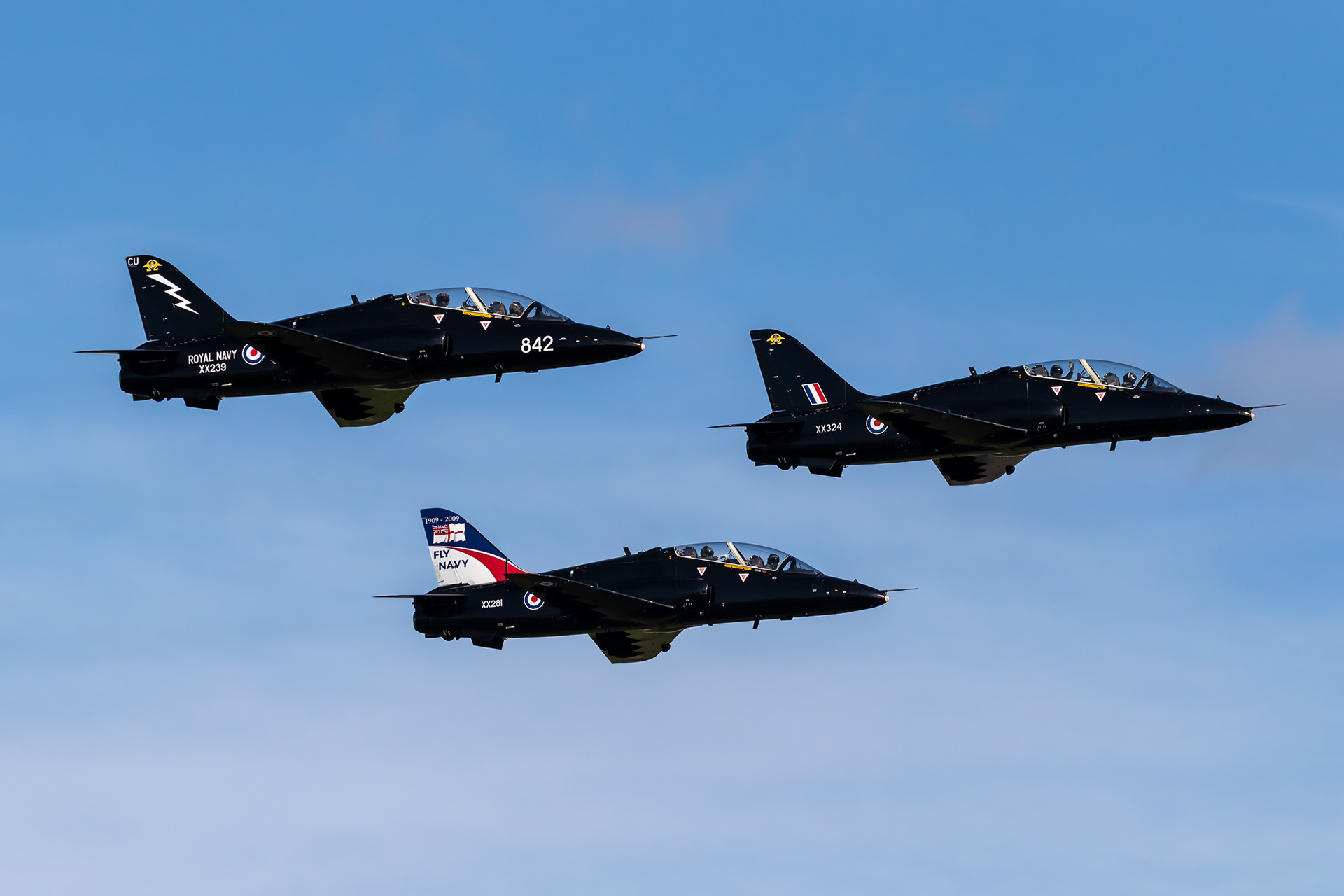 XX239 XX324 XX281 Hawk T1 Royal Navy Prestwick EGPK PIK retirement 736 NAS Naval Air Squadron