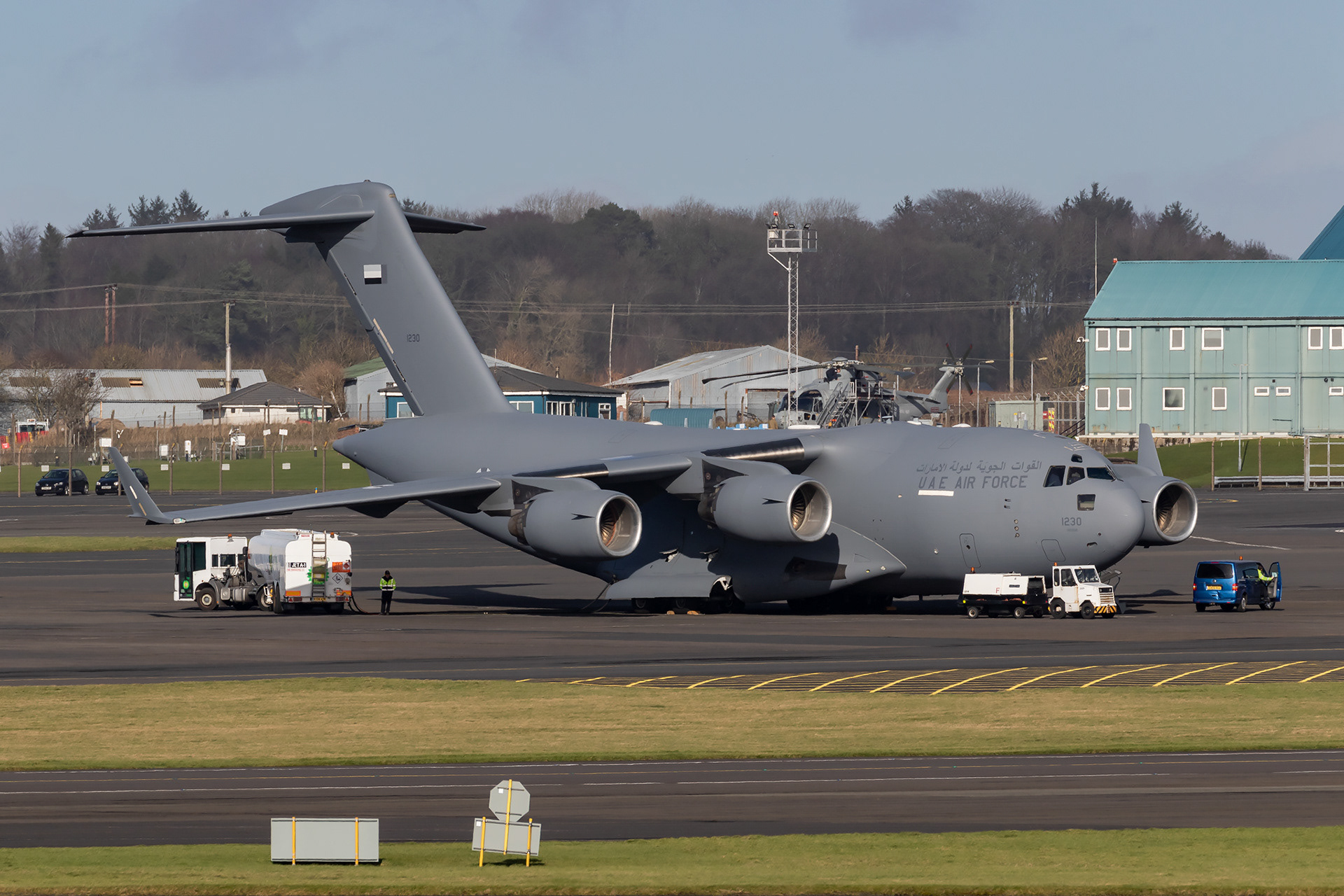 1230 Boeing C17 C-17A Globemaster III UAE United Arab Emirates Air Force Prestwick EGPK PIK