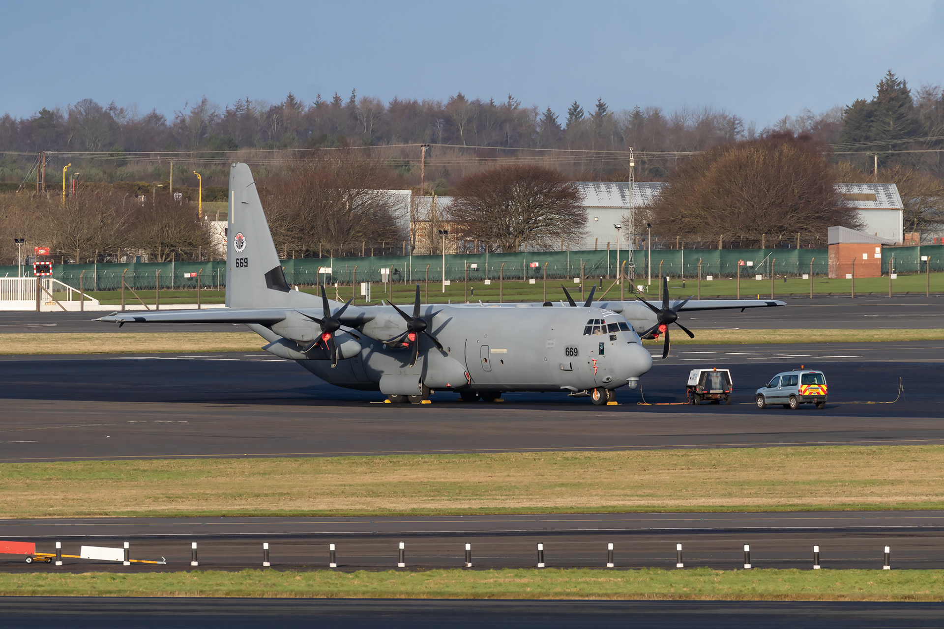 669 Lockheed C-130J-30 Hercules Israeli Air Force Prestwick IAF 103 Squadron Elephants C30J