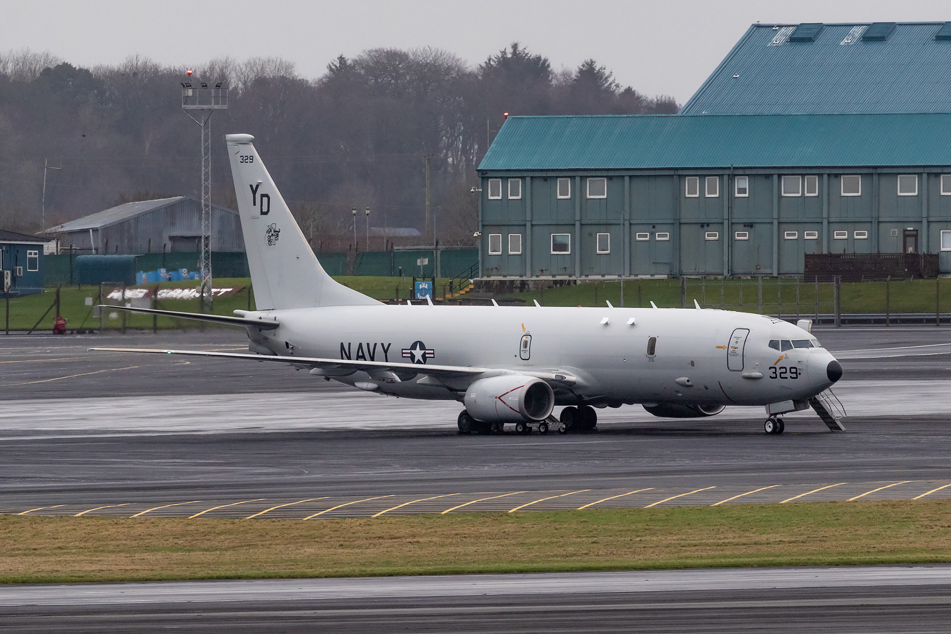 169329 Boeing P-8A Poseidon US Navy United States Prestwick EGPK PIK B737 B738 VP-4 Skinny Dragons