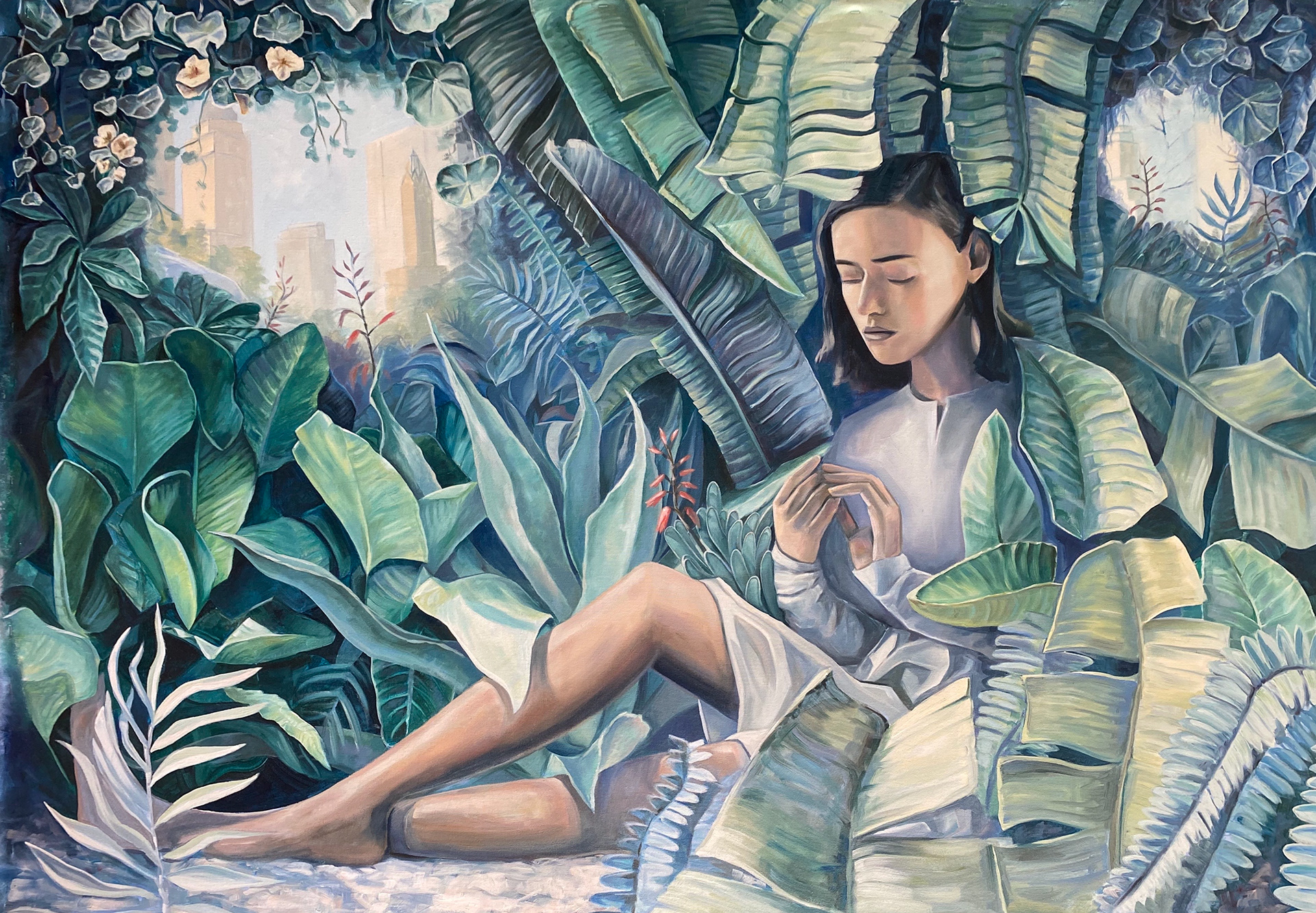 'Zoo York' / 160 x 110cm / Oil on Canvas / Sold