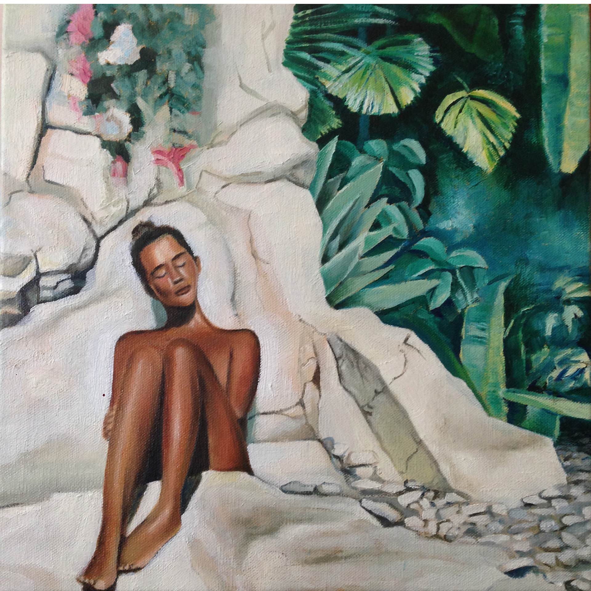 'Jungle Dream' / 30 x 30 cm / Oil on Linen / Sold