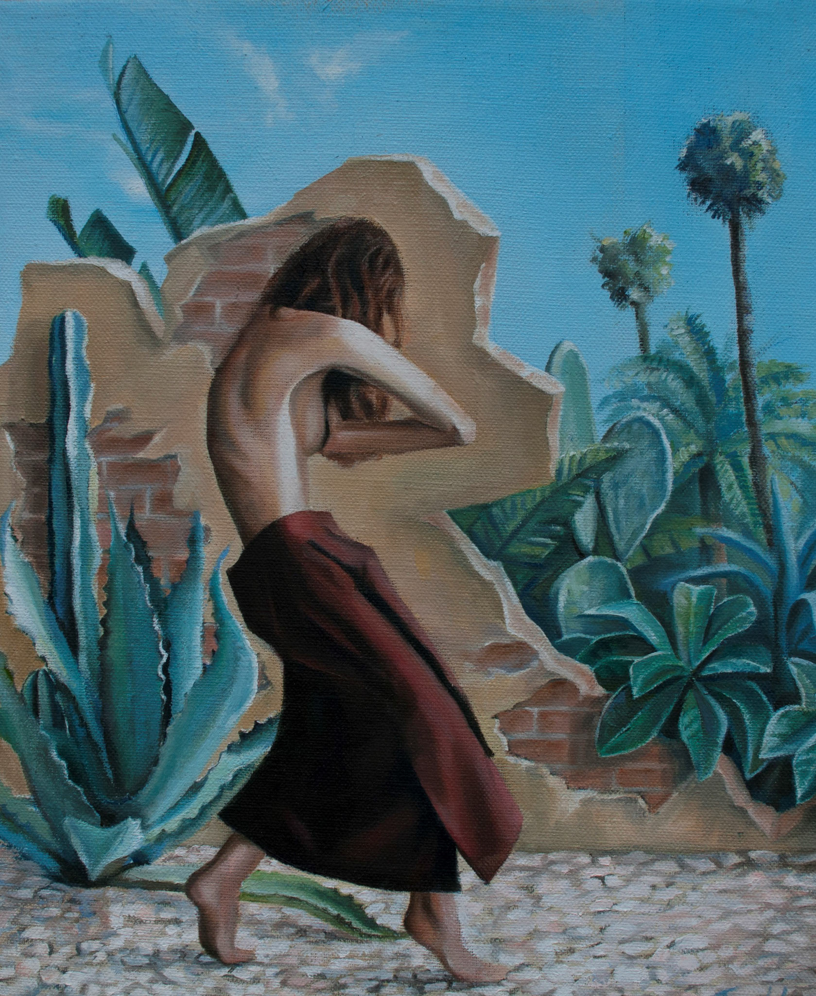 ‘Open Up’ / 30 x 20 cm / oil on canvas 