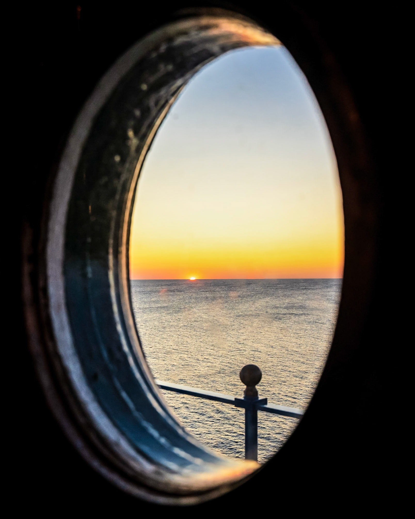 Sunrise from the Tower of Big Bay Light on 
Big Bay Point, MI