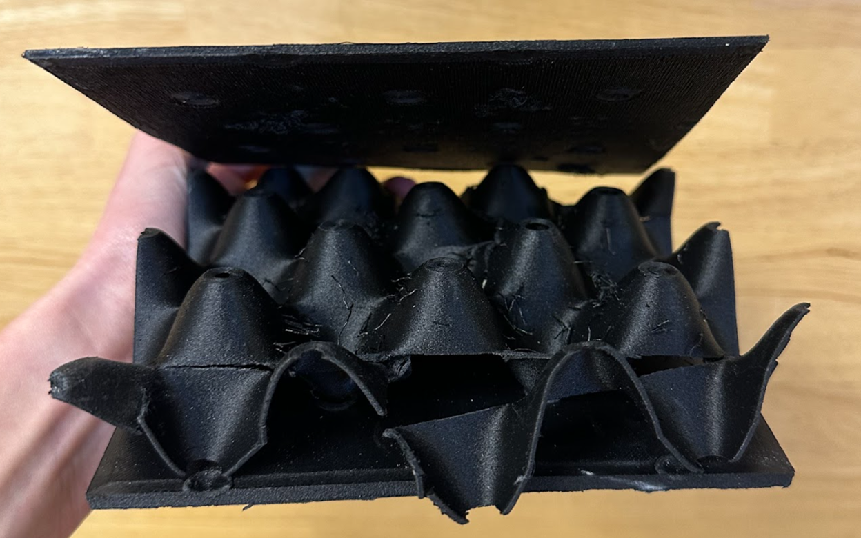 3D Printed Nylon CF Panel Post Drop Test