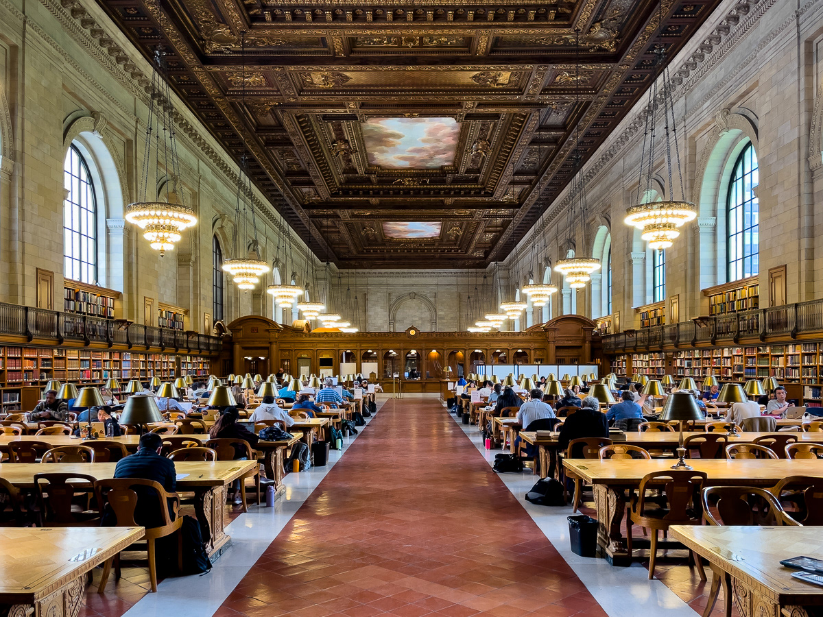 The New York Public Library, Stephen A. Schwarzman Building, Rose Main Reading Room, 2023