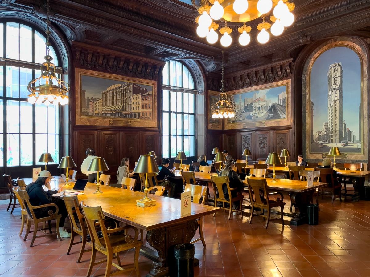 The New York Public Library, Stephen A. Schwarzman Building, DeWitt Wallace Periodical Room, 2023