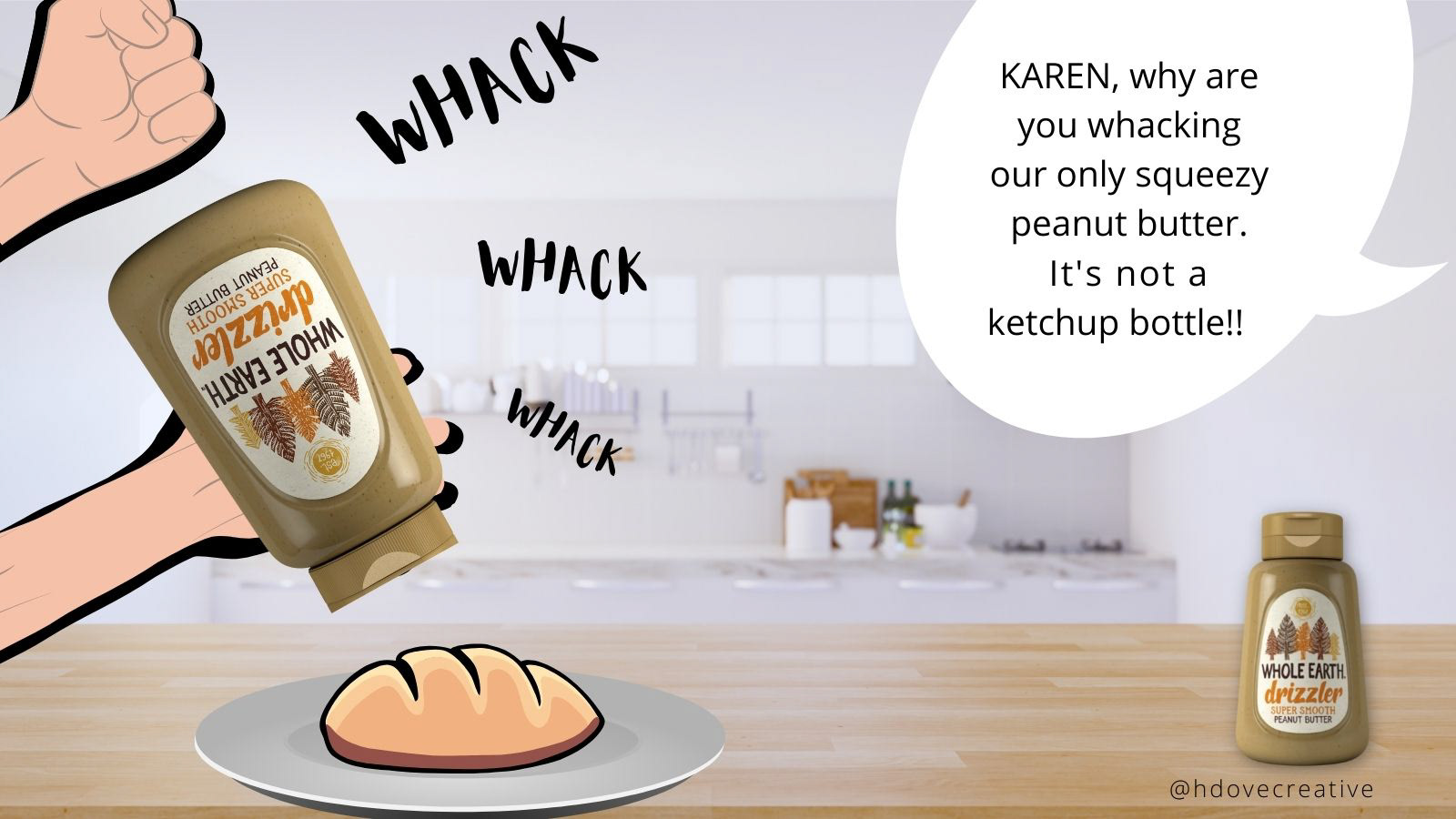 To promote the first and only squeezy Peanut Butter
