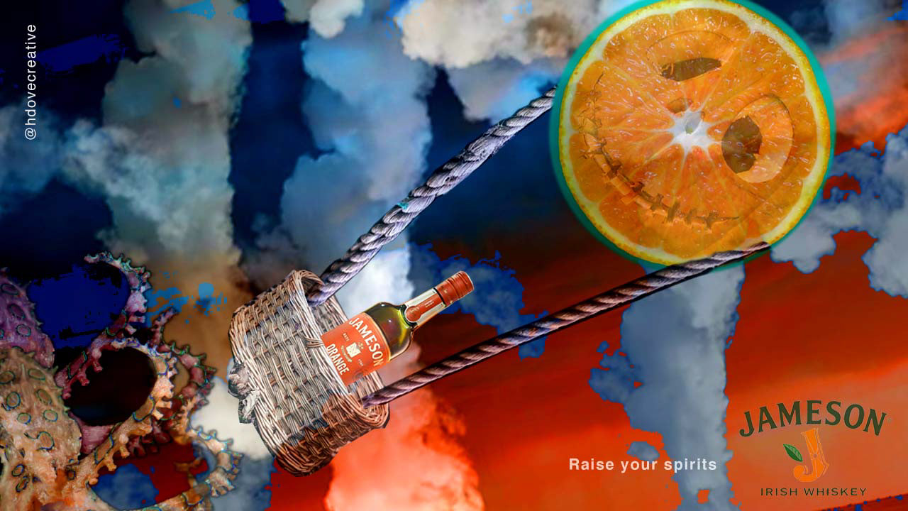 To promote the Jamesons Orange halloween whisky