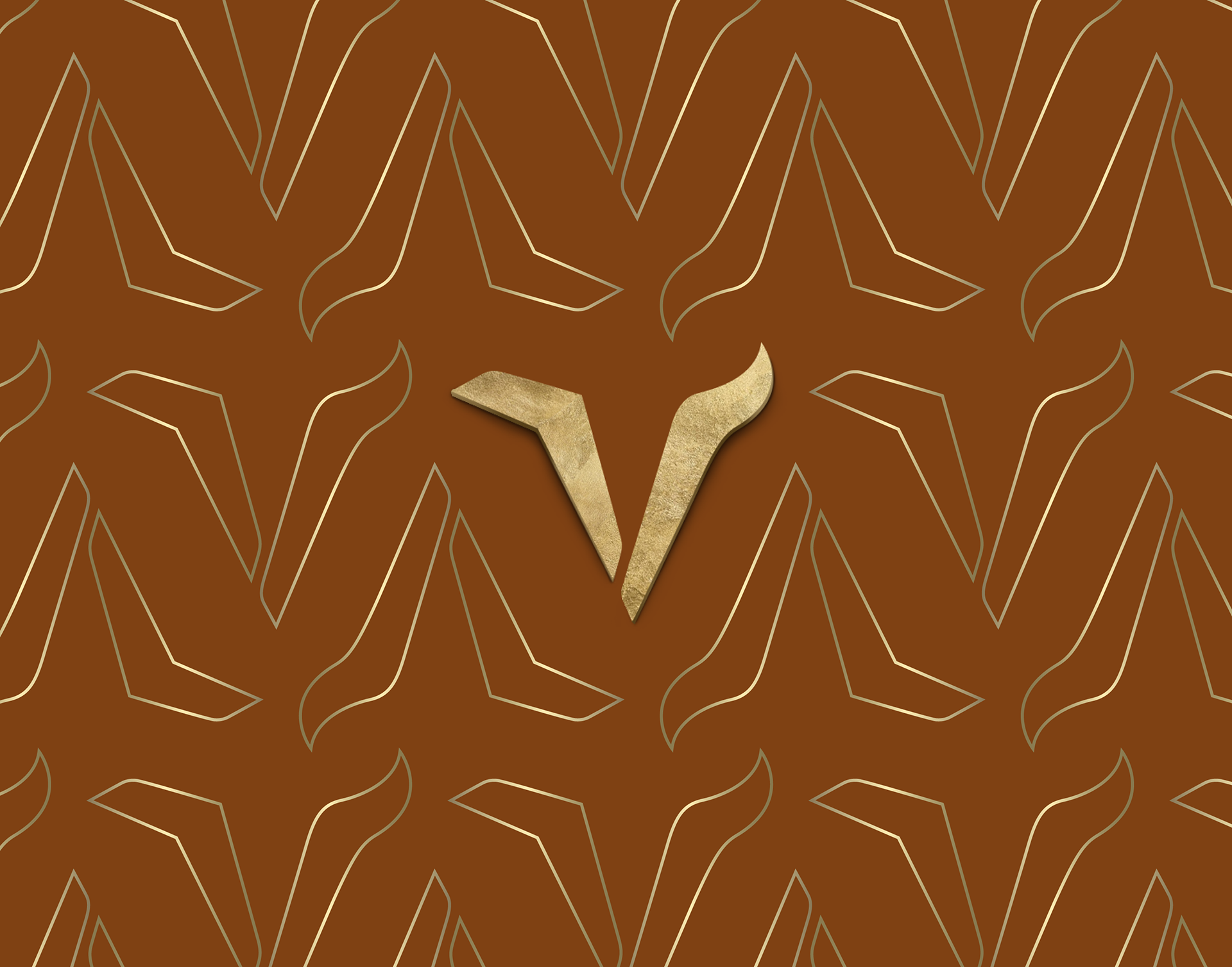 Vesta Suites Logo Pattern