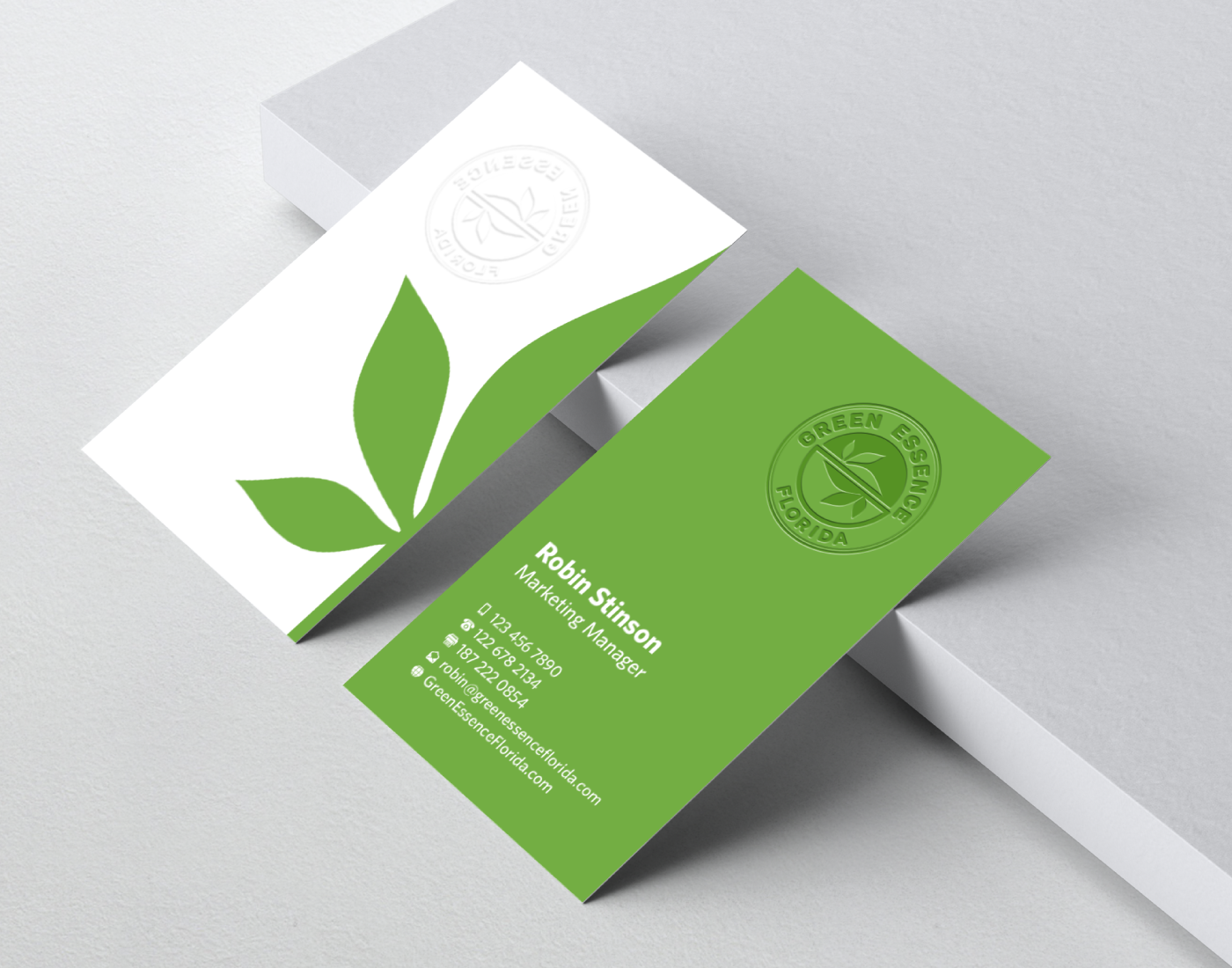 Green Essence Florida Business Card