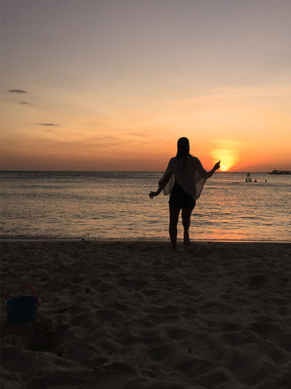 Sunset hues at Boracay, Philippines