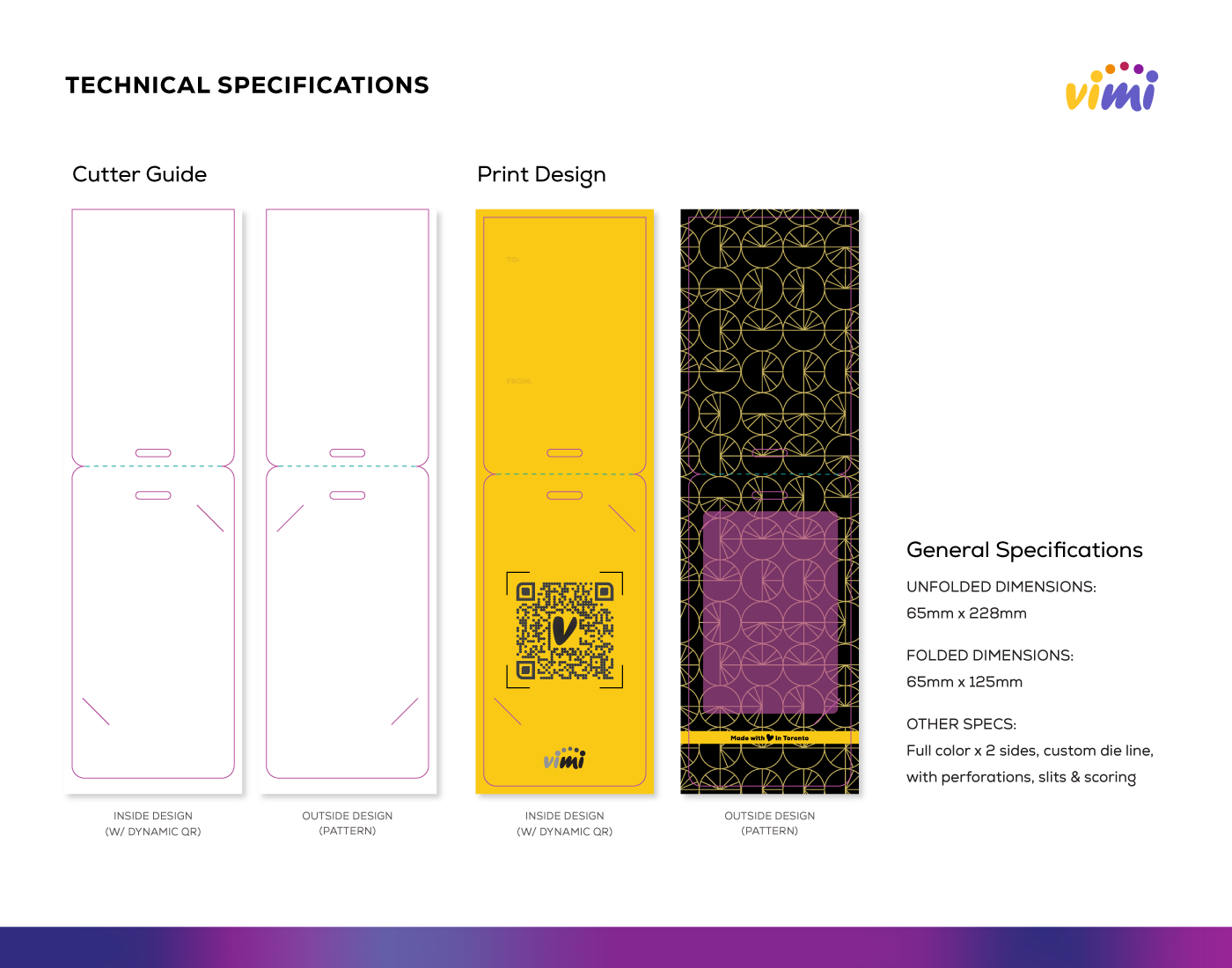 Gift Tag Technical Specifications