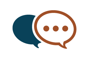 Chat and discuss icon