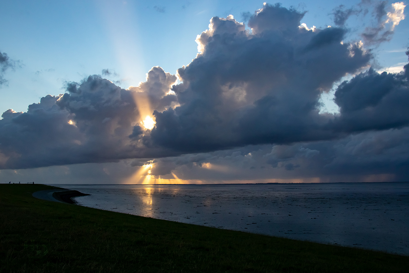 Sonnenuntergang in Ostbense