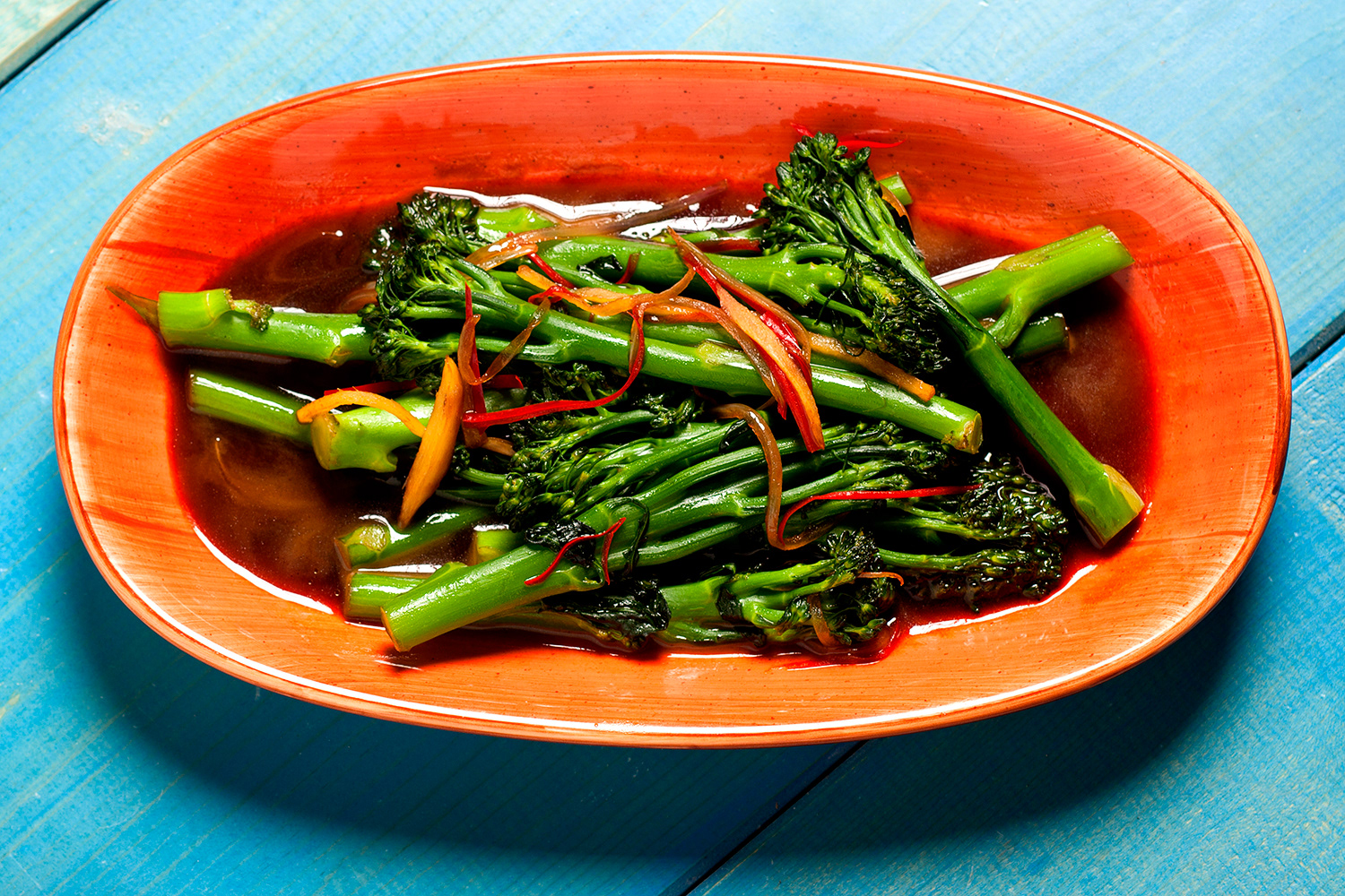 Photography Teriyaki Broccoli