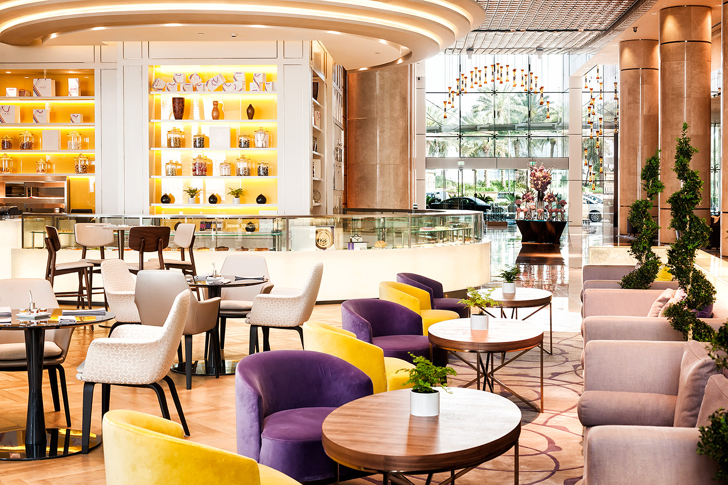 Photography Intercontinental Hotel Lobby Restaurant Interior