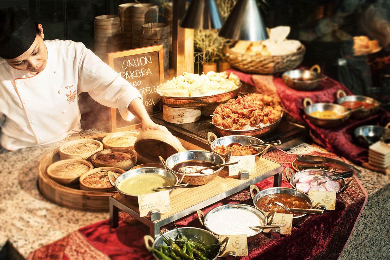 Portrait Photography Intercontinental Hotel Thai Chef Working