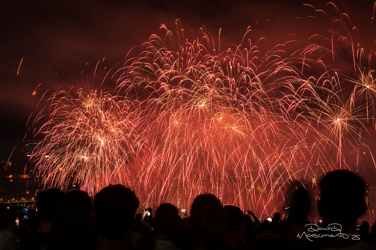 Festa de São João - Porto, Portugal - 50mm Exposure: 4 sec, f/11,  ISO 200 Time 23:08