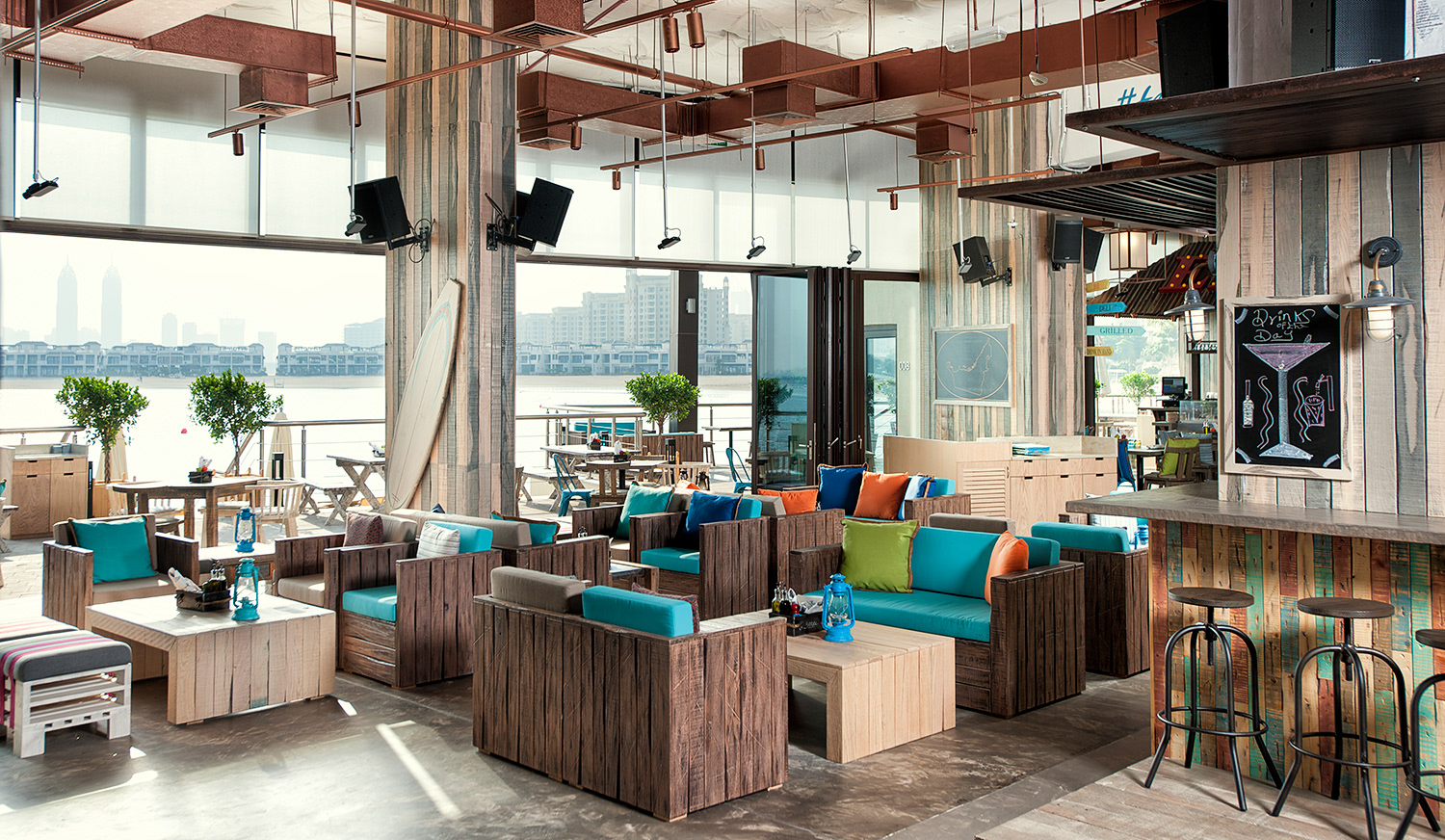 Photography Interior Breeze Beach Restaurant