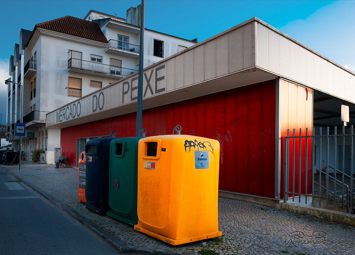 Mercado do Peixe - Caldas da Rainha, Portugal - 28mm Exposure: 1/15 sec, f/11,  ISO 100 Time 18:36