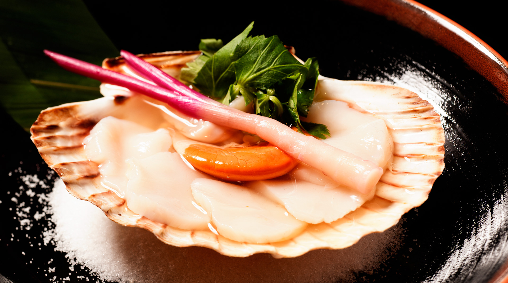 Food Photography - Clam on Salt