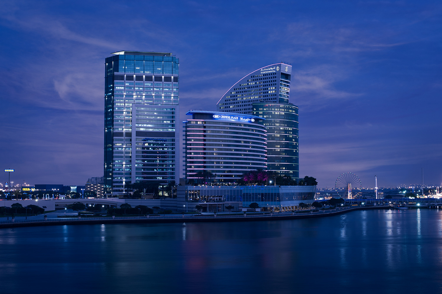 Architectural Exteriors Photography Intercontinental Hotel and Crowne Plaza Hotel