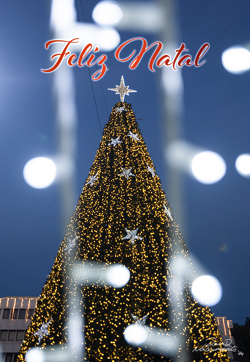 Feliz Natal - Caldas da Rainha, Portugal - 28mm Exposure: 1/30 sec, f/2.8,  ISO 100 Time 17:33