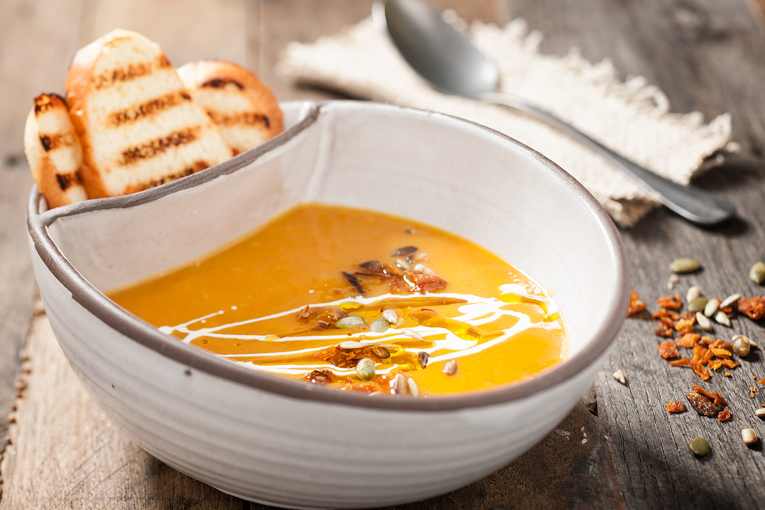 Food Photography Pumpkin Soup