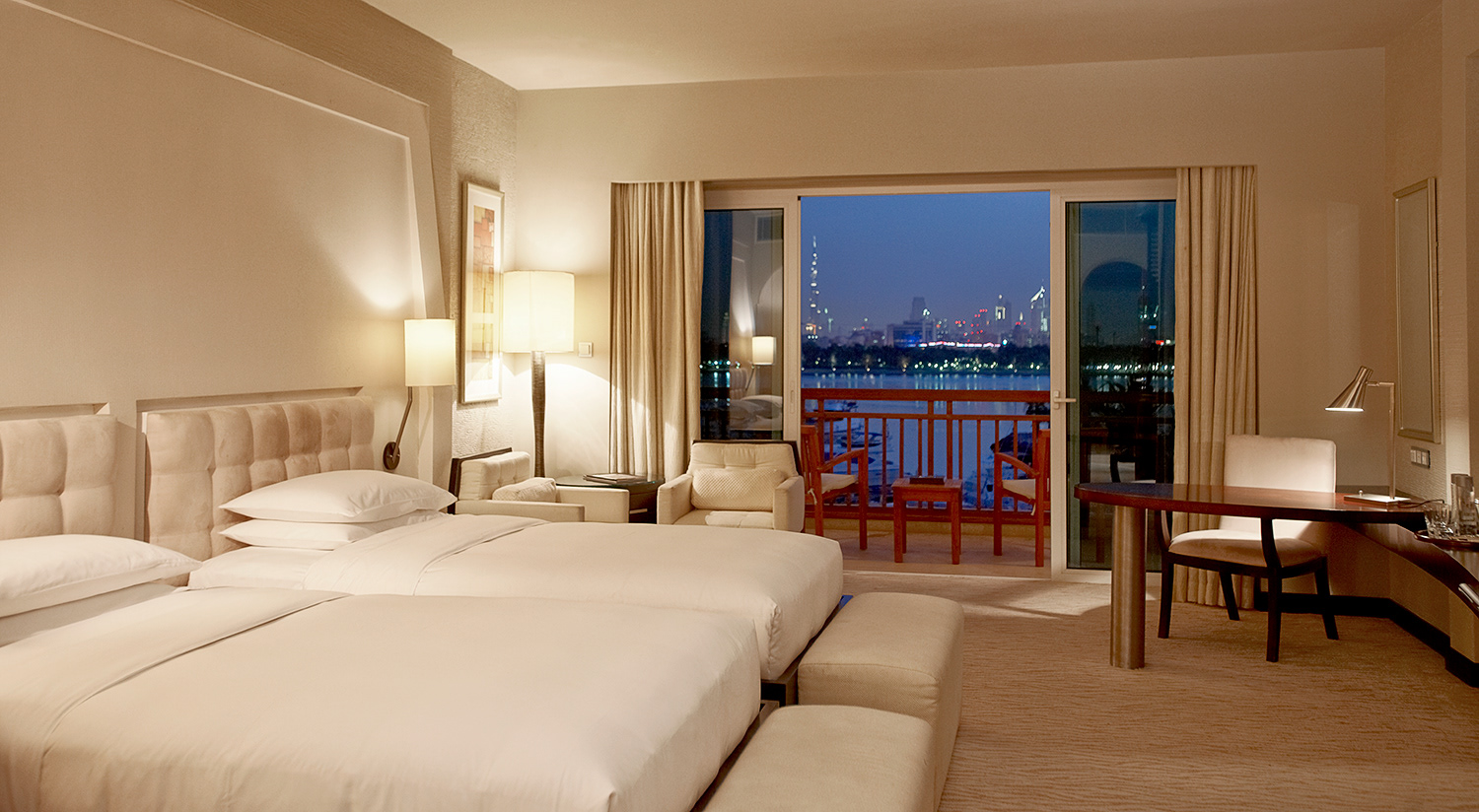 Photography Interiors Park Hyatt Hotel TwinRoom