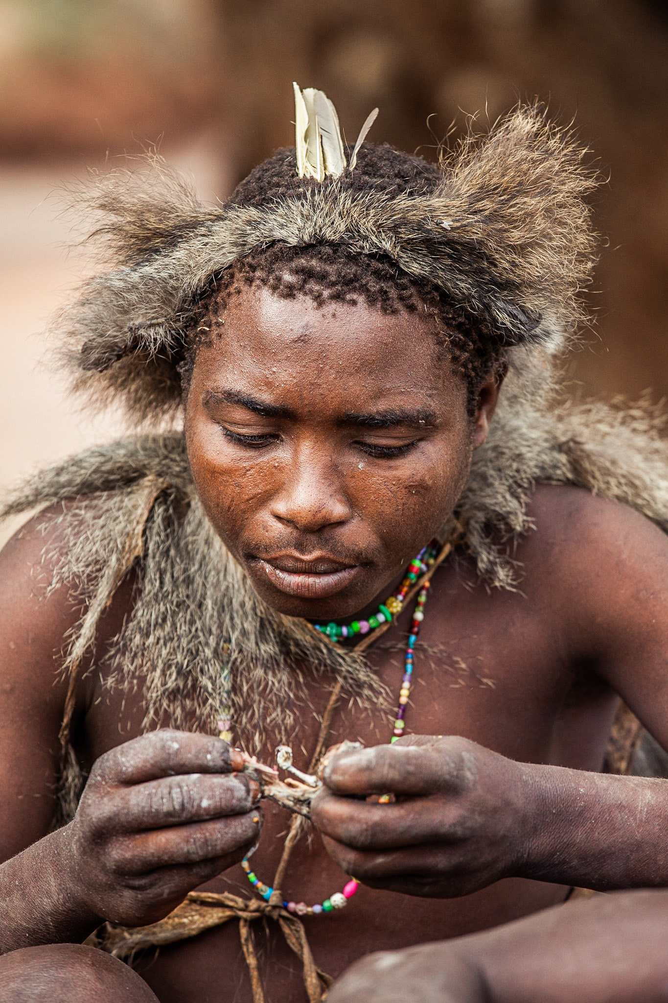 Hadza tribe, Lake Eyasi, Tanzania - 17 March 2011 / Lidé z kmene Hadza, Tanzánie, 2011