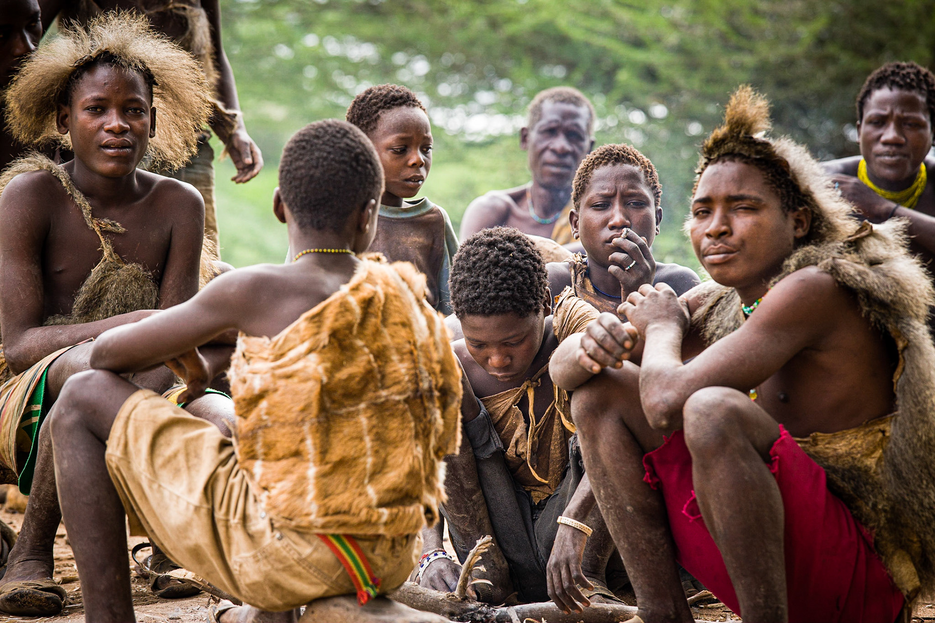 Hadza tribe, Lake Eyasi, Tanzania - 17 March 2011 / Lidé z kmene Hadza, Tanzánie, 2011