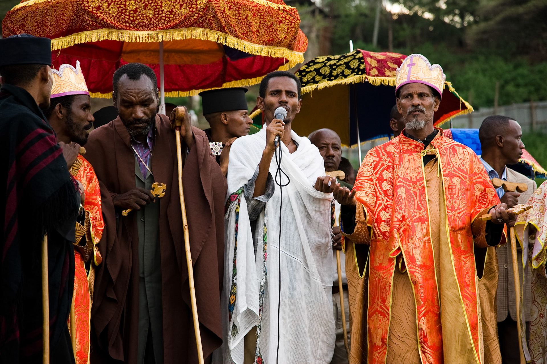Etiopie je z velké části křesťanská. Veškeré svátky provázejí velkolepé, pestrobarevné oslavy.