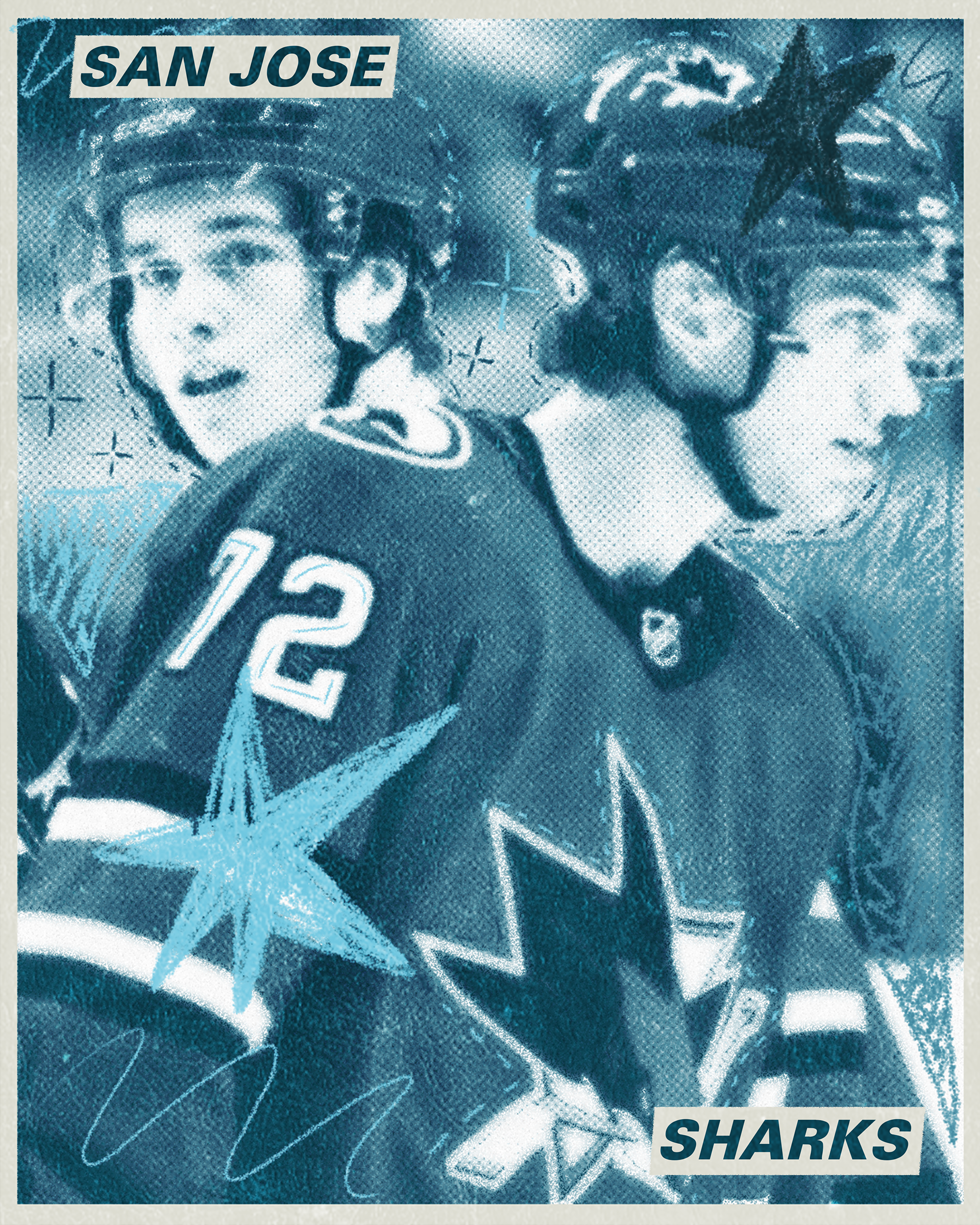 San Jose Sharks Poster