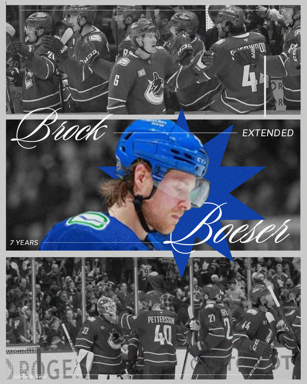 brock boeser poster