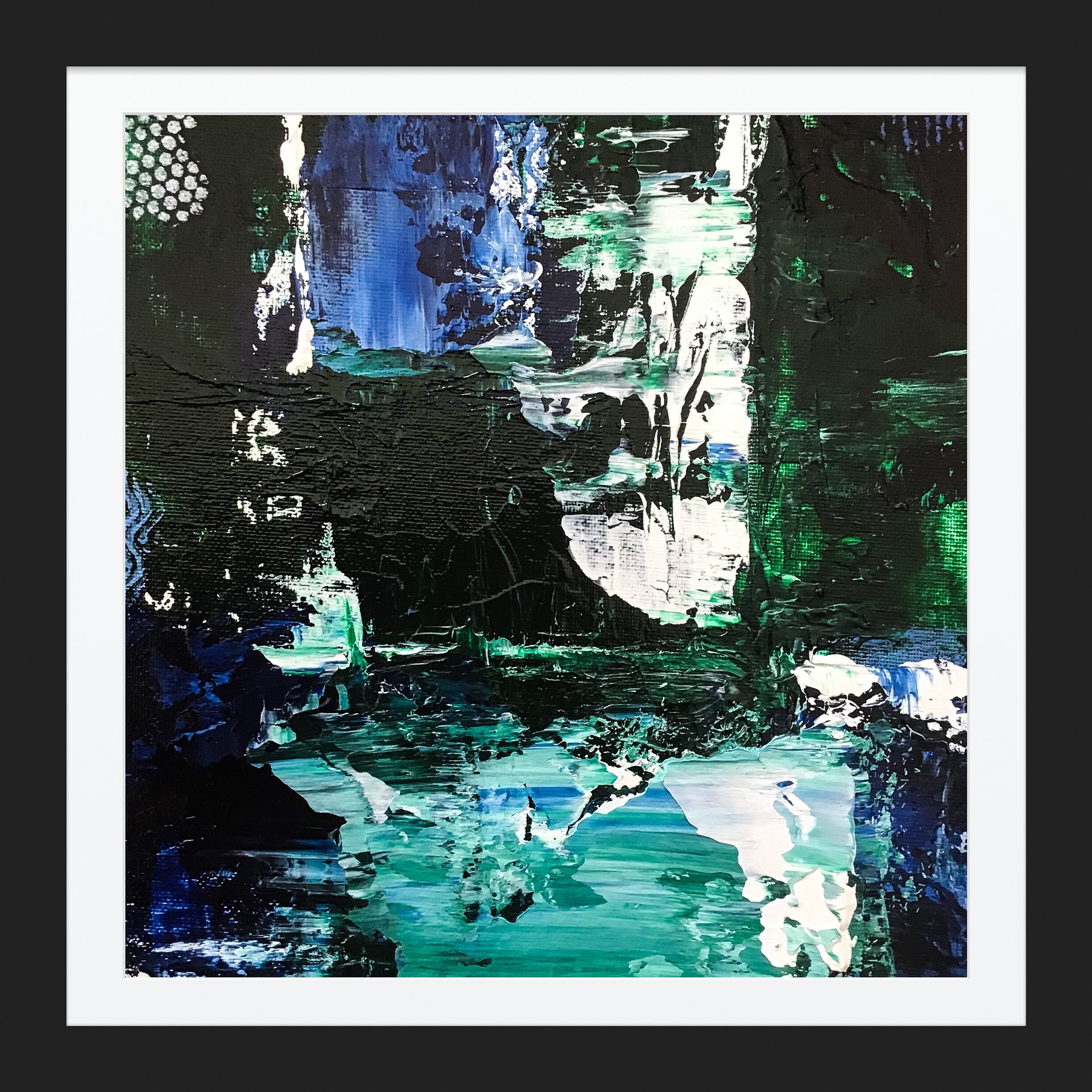WATER 12 x 12 Acrylic on Canvas Board $75 (Unframed)